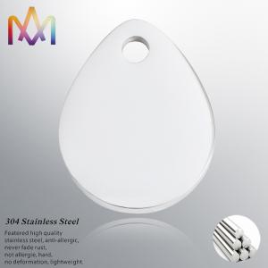 No Fading SS304 Drop Charms 11x14MM For DIY Bracelet