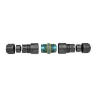 China M20 3 Core Waterproof Circular Connector Push Type Quick Card Adapter IP68 for sale