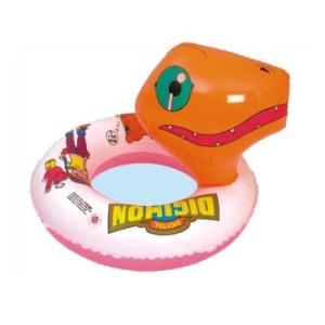 Buy cheap Customized funny carton inflatable swimming ring with vivid animals head from wholesalers