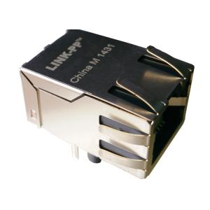 ERNI 203347 Mod jack-MJIMR 8C10T INT MAG LED Reverse Latch 203348 / 203349