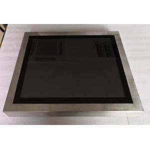 15" Pure Flat Stainless Steel Industrial Touch Screen PC Resistive Capacitive