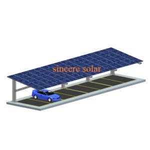 Buy cheap Single Rows Cantilever beam Solar Carport Mounting System from wholesalers
