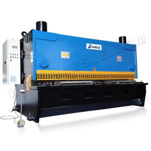 Buy cheap Hydraulic guillotine shearing machine with P40, QC11K-6×2500 hydraulic shearing machine manufacturers from wholesalers