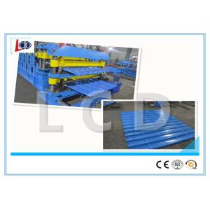 Buy cheap Glazed / Corrugated Roof Double Layer Roll Forming Machine Automatic With Hydraulic Cutter from wholesalers