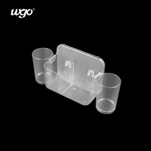 Buy cheap 32cm Wide Self Adhesive Toothbrush Holder Organizer Holders Bathroom Decor With Toothpaste Dispenser from wholesalers