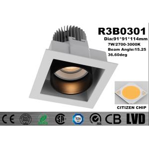 Buy cheap 7W 2700K - 3000K Interior Recessed LED Downlights For Hotel 50000 HRS Lifespan from wholesalers
