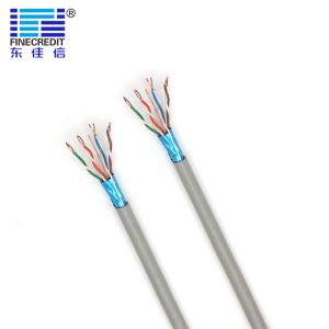 Buy cheap Double Shielded Cat6 8C Ethernet Lan Cable OFC Conductor PVC Jacket from wholesalers