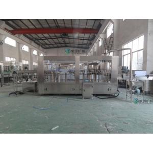 Automatic Beverage Filling Machine , Electric Driven Soda Filling Line