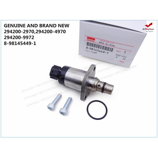 GENUINE AND BRAND NEW SUCTION CONTROL VALVE,SCV 8-98145449-1 294200-2970 294200-4970 294200-9972
