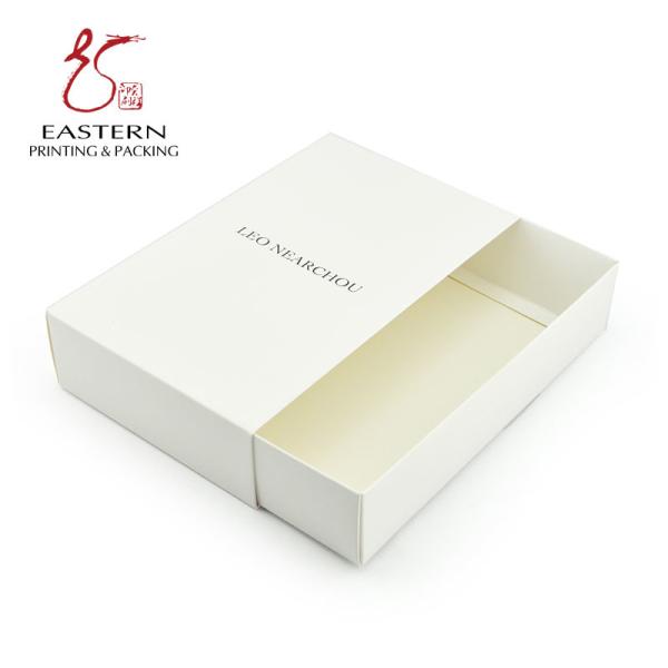 Quality Sliding Matte Lamination Cosmetic Packaging Paper Box Customized Logo for sale