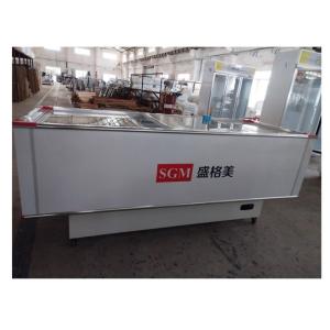 Buy cheap Restaurants Seafood Display Cooler Galvanized Plate Frozen Fish Freezer Displaying from wholesalers