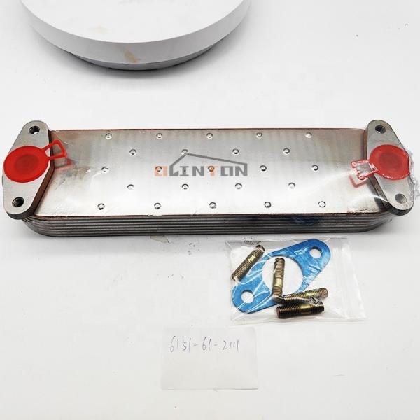 Quality Excavator Cooler Parts 6D125 7P 8P Oil Cooler Core 6152-62-2110 6151-61-2111 for sale