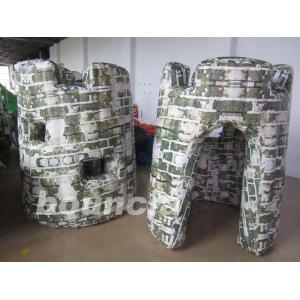 Buy cheap PVC tarpaulin Inflatable Army Bunker for Paintball Field Equipment from wholesalers
