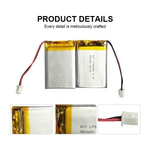 Buy cheap Custom Lithium Polymer Battery LP601235 3.7v 250mAh LiPo Battery from wholesalers