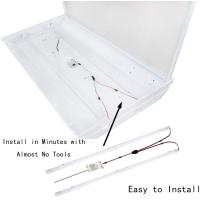 Buy cheap 36w Magnetic Led Troffer Retrofit Kit , 4ft Led Retrofit Kits For Fluorescent product