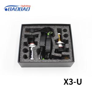 Buy cheap X3 50W 6000Lumen ZES chips car led headlight from wholesalers