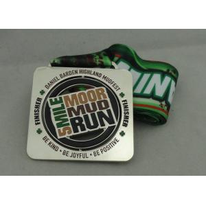 Buy cheap Die Casting Custom Ribbons Awards Piece Silver Plating With Spinning from wholesalers