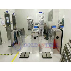 Goldantell ESD Turnstile with 304 Stainless Steel for Labs and Factories