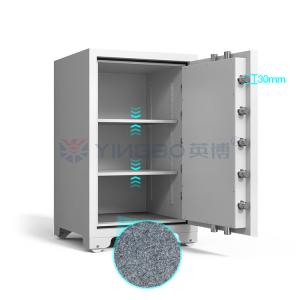Adjustable Shelves Fireproof Safe Box Solid Steel Latches Secure Valuables