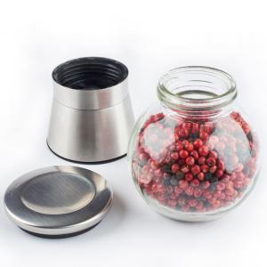Buy cheap Round Powered Spice 200ml Stainless Steel Salt Grinder from wholesalers