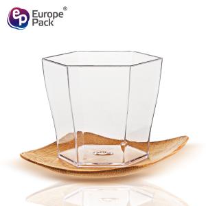 Buy cheap New style high quality transparent disposable plastic 60ml hexagon cup from wholesalers