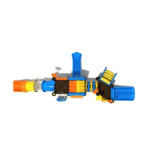 Customized LLDPE Kids Playground Plastic Slides For Outdoor