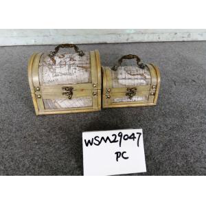 Buy cheap Glossy surface Home Storage S16x10 Wooden Suitcases from wholesalers