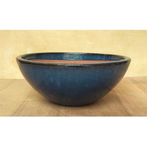 Buy cheap Indoor 52cmx20cm Blue Glazed Ceramic Garden Pots from wholesalers