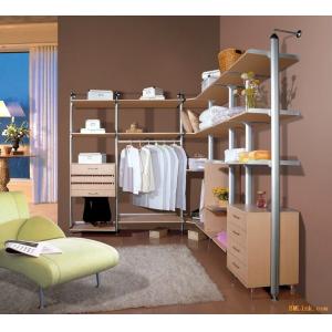Buy cheap latest aluminum bedroom design fabric assemble with shoe''s rack walk in wardorbes from wholesalers