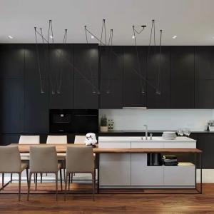 Buy cheap Ready To Assemble Kitchen Cabinet High End Contemporary Wood Veneer Cabinets from wholesalers