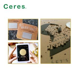 Ceres Coating Screen Printing Silver Scratch Ink