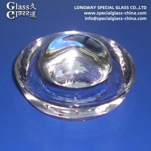 Buy cheap OEM Pressed Borosilicate Glass Road Stud With Reflective Surface from wholesalers