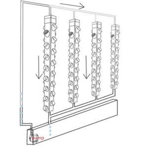 Buy cheap Intelligent Hydroponics Vertical Garden Planting Herbal Plants NFT Growing System from wholesalers