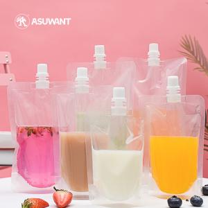 Buy cheap Moisture Proof Clear Spout Pouch Water Packaging Liquid Spout Bags from wholesalers