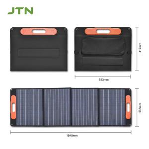 MC4 Socket Folding Portable Solar Panel Solar Charger For Camping 24v 120w 150w