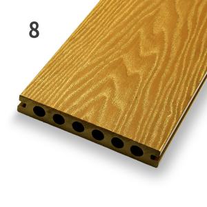 Buy cheap Sturdy WPC 3D Composite Decking Lightweight Hollow Profile With Squared Holes from wholesalers