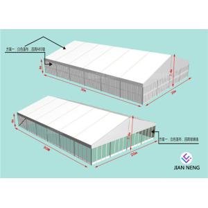 China Soundproof 20x30m Aluminum Frame Tent With ABS SideWall Glass Sidewall on sale
