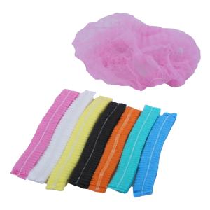 Buy cheap Disposable nonwoven clip bouffant cap With elastic band for industry from wholesalers