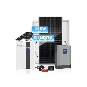Buy cheap Efficient Hybrid Solar System Kit Sustainable Power Solution from wholesalers