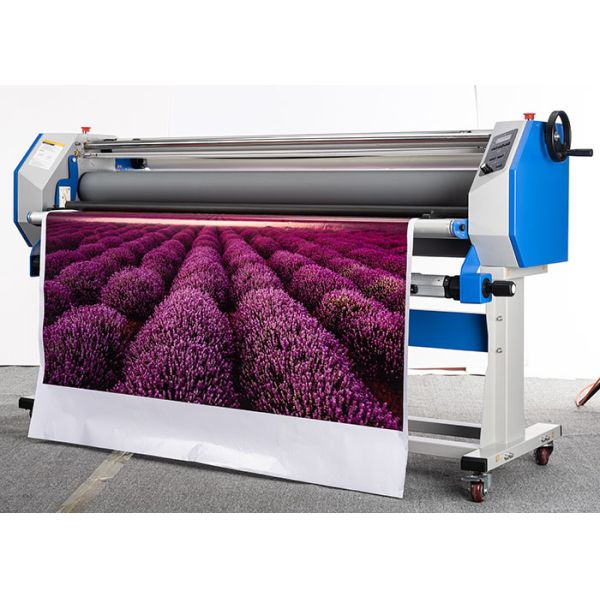 Quality Adjustable Temperature Manual Laminating Machine 63 Inch Hot Roller Machine for sale