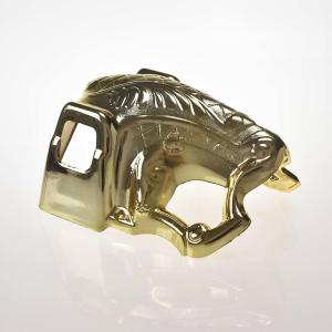 Buy cheap Wraped Coffin Decoration Corner 4# Gold Color Free Samples BV Approved from wholesalers