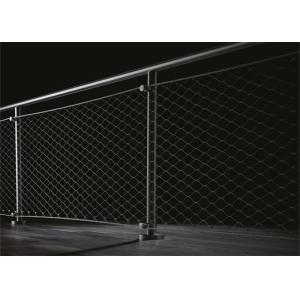 Buy cheap Diamond Soft Handrails 2.0mm Ss Rope Mesh 2.4m Length Panels At Both Sides product