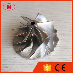 Buy cheap RHF5 reverse 6+6 blades 48.50/60.50mm high performance for turbo milling/aluminum 2618/billet compressor wheel from wholesalers
