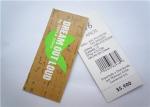 Buy cheap Recyclable Clothing Label Tags Jeans Paper Hang Tag Garment Accessory from wholesalers