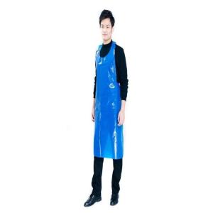 Buy cheap Flat Pack Disposable Lab Aprons ，Plastic Disposable Aprons With Round Neck from wholesalers
