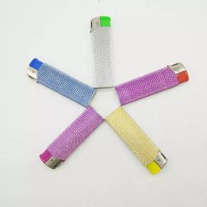 Customization Import Direct Refill Cigarette Electric Lighter with Diamond