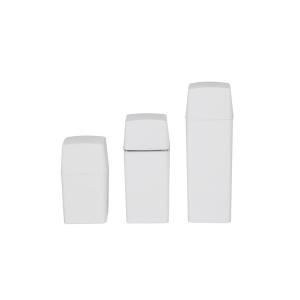 0.23ml Output Square White Pp Airless Cosmetic Containers