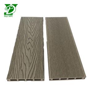 Hollow Type WPC Modern Deck Composite Decking Water Resisting