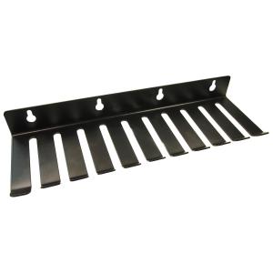 Buy cheap Single Tier Black Wall Mounted Metal Storage Rack for Entertainment Venue Organization from wholesalers