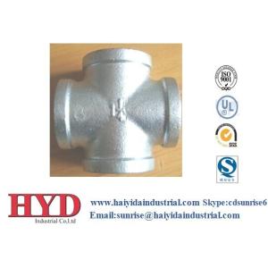 Buy cheap Cross black malleable iron pipe fitting cast iron UL factory from wholesalers